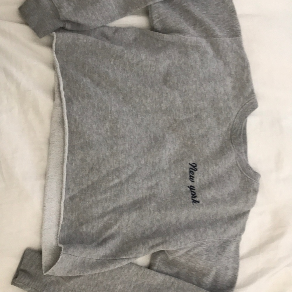 pacsun cropped sweatshirt